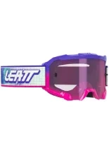 Gogle motocyklowe Leatt Vizion 3.5 Iriz z przyciemnianą różową szybką, różowo-srebrne