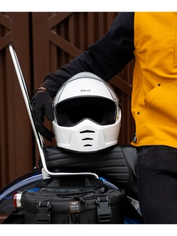 Kask integralny Biltwell Lane Splitter Solid biały