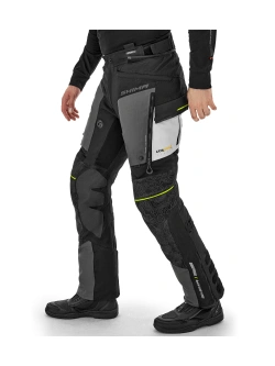 Spodnie motocyklowe tekstylne Shima Tracker czarno-szare
