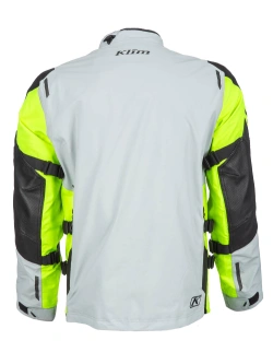 Kurtka motocyklowa tekstylna Klim Latitude szaro-fluo żółta