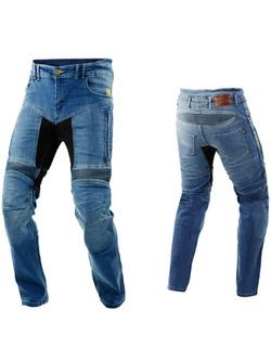 Jeansy motocyklowe Trilobite Parado Slim Fit niebieskie