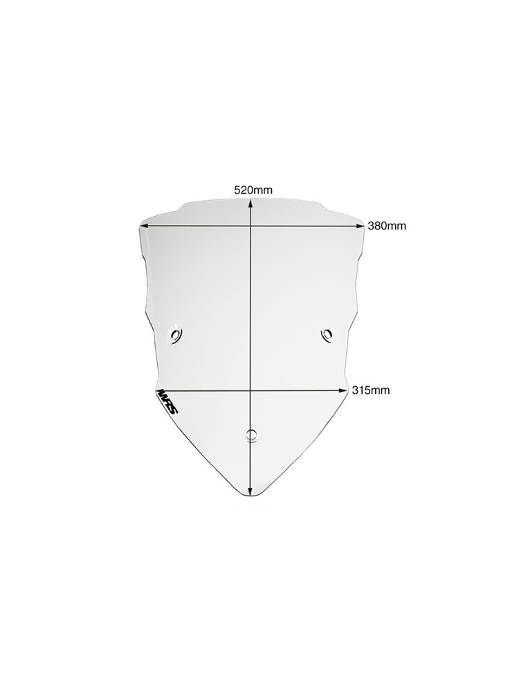 Szyba motocyklowa WRS Touring do wybranych modeli Ducati Multistrada przezroczysta