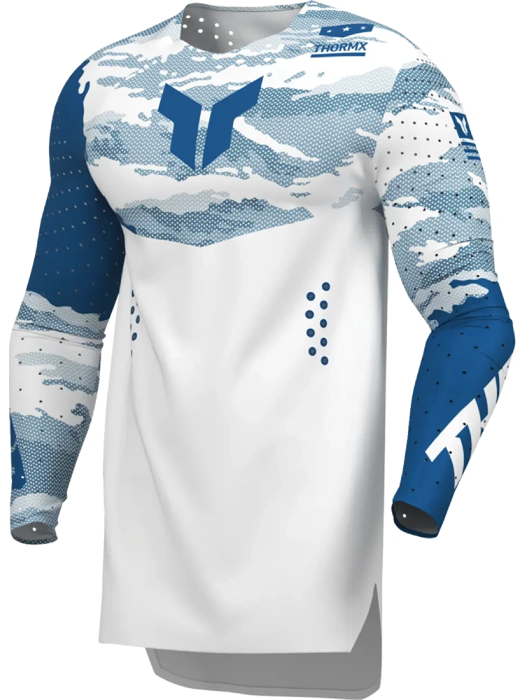 Bluza enduro Thor Sportmode Recon biało-niebieska