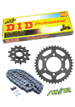 HONDA XR 250R [97-05] zestaw napędowy DID520 V PROFESIONAL ( O-ring wzmocniony) zębatki SUNSTAR 