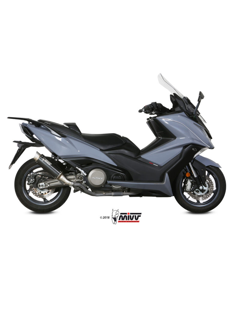 Tłumik motocyklowy Slip-On (GP Pro) MIVV do Kymco AK550 (17-20) czarny
