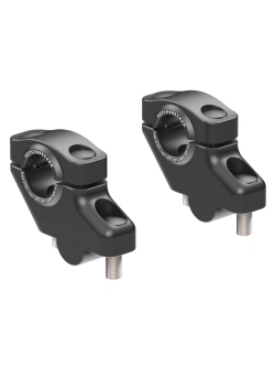 Podwyższenie kierownicy Hepco&Becker Royal Enfield Scram 411 (22-24) (30 mm w górę, 21 mm w tył) czarne