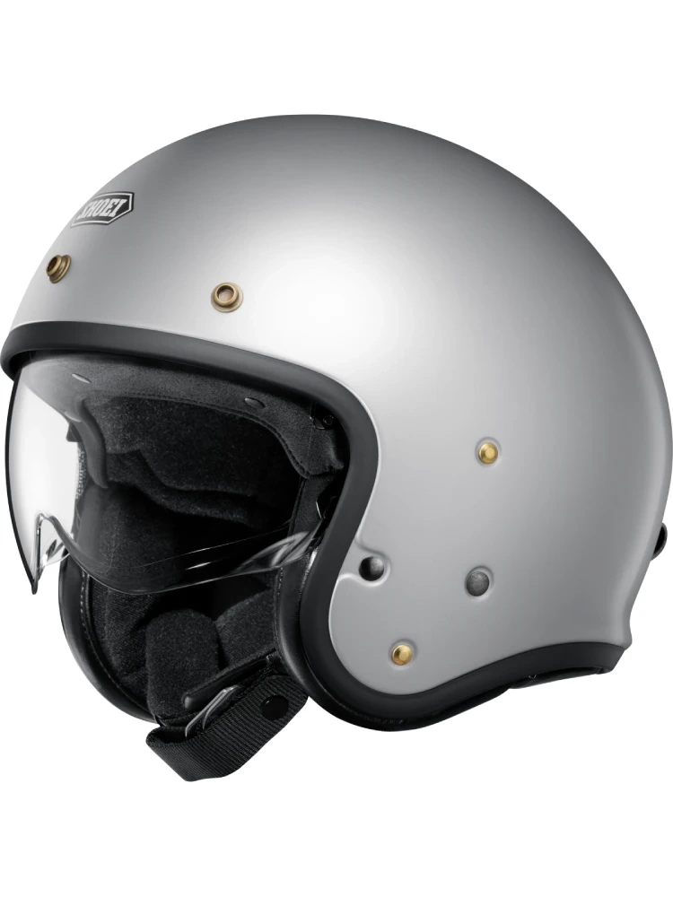 Kask otwarty Shoei J.O2 srebrny matowy
