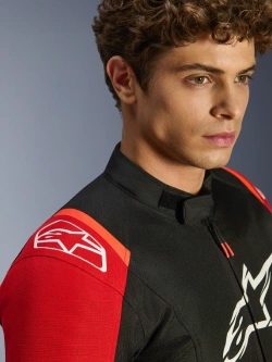 Kurtka motocyklowa tekstylna Alpinestars T-SPS V2 czarno-czerwono-szara