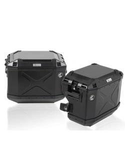 Zestaw: kufry boczne + stelaże Hepco&Becker Xplorer Cutout Aprilia Tuareg 660 (25-) czarne