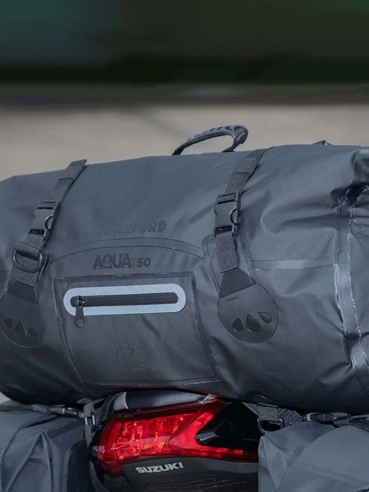 Torba na tył Oxford Aqua RollBag czarna (50 l)