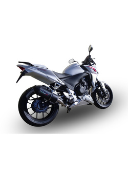Tłumik G.P.R Furore Nero [Slip-On, Black Aluminium] - Honda CB 500 F [13-15]