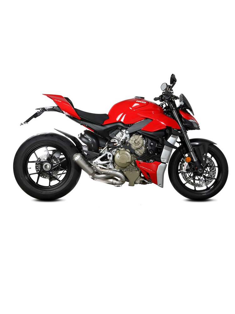 Tłumiki motocyklowe Slip-On (X-M1) MIVV do Ducati Streetfighter V4 (20-22) titanium