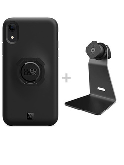 Zestaw na biurko: etui na telefon iPhone XR + uchwyt Quad Lock