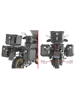 Stelaż kufrów bocznych Monokey Cam-Side GIVI PL One-Fit Voge Valico 900 DSX (24-)