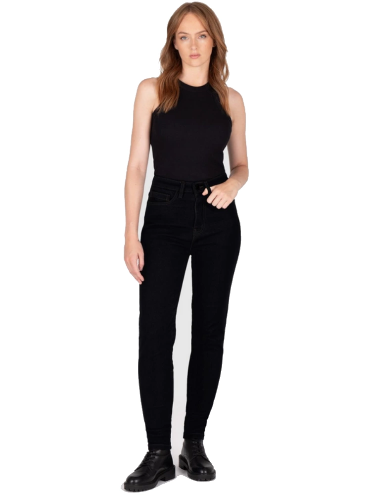 Jeansy motocyklowe damskie Knox Shield MK2 czarne