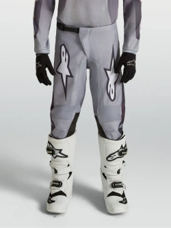 Spodnie cross dziecięce Alpinestars MX Fluid Amber szaro-fioletowe