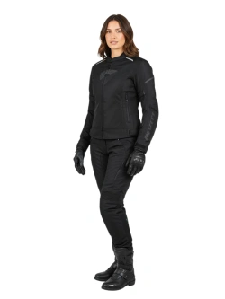 Kurtka motocyklowa damska tekstylna REV’IT! Sprint H2O czarno-szara