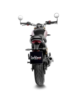 Tłumik motocyklowy LeoVince GP One Triumph Speed 400 (24-)/ Scrambler 400X (24-) stalowy [z homologacją] czarny