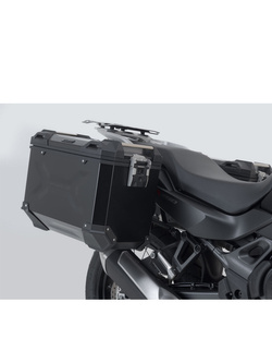 Zestaw: kufry boczne 45/45 + kufer centralny TRAX ADV + stelaże SW-MOTECH do motocykla BMW R 1300 GS (23-)