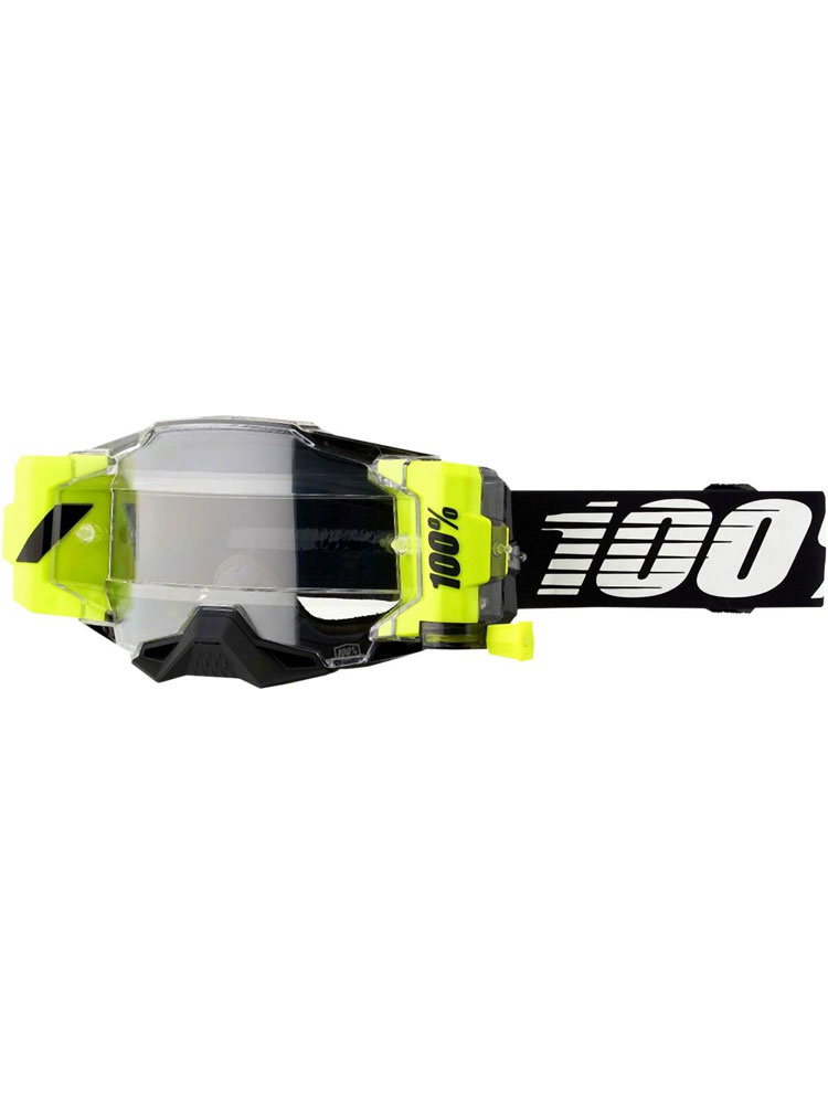 Gogle motocyklowe 100% Armega Forecast czarno-białe