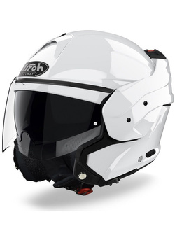 Kask szczękowy Airoh Mathisse Color biały połysk