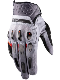 Rękawice motocyklowe Leatt Subzero 5.5 Short Iron czarno-biało-szare