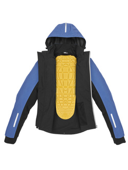 Bluza motocyklowa Spidi Hoodie H2Out II czarno-niebieska