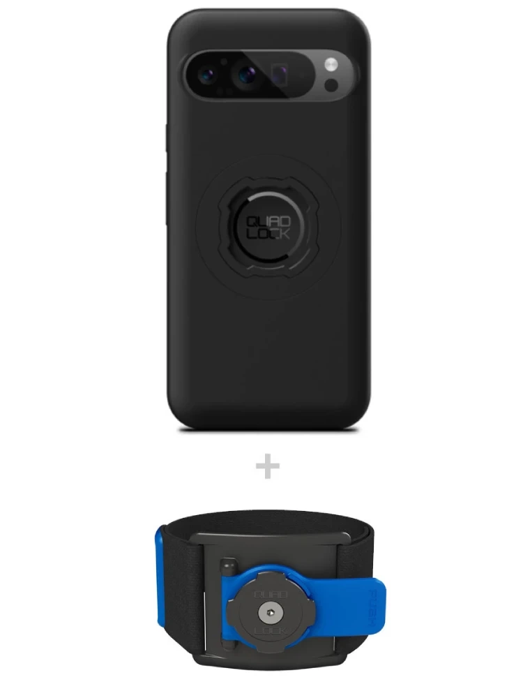 Zestaw do biegania: etui MAG na telefon Google Pixel 9 Pro XL (magnetyczne) + opaska sportowa Quad Lock