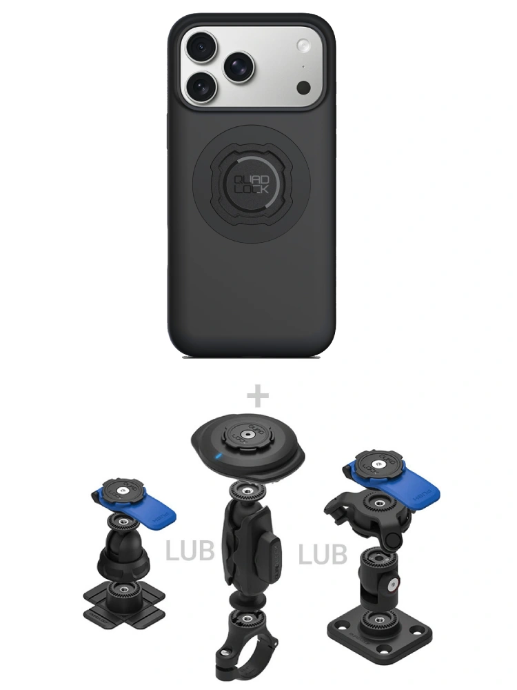 Zestaw 360 Quad Lock: etui MAG na telefon iPhone 18 Pro Max (magnetyczne) + wybrane komponenty