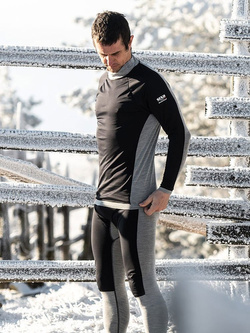 Legginsy termoaktywne SIXS PNX WB Merinos WindShell unisex
