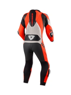 Kombinezon motocyklowy jednoczęściowy REV’IT! Hyperspeed 3 szaro-fluo czerwony