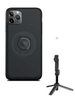 Zestaw: etui na telefon iPhone 11 Pro Max + statyw/ selfie stick Quad Lock