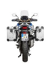Zestaw: kufry boczne z anodowanego aluminium srebrne "And-S" Zega Evo + stelaże czarne Touratech Honda CRF1100L Africa Twin (22-)/ Adventure Sports (31+38L)