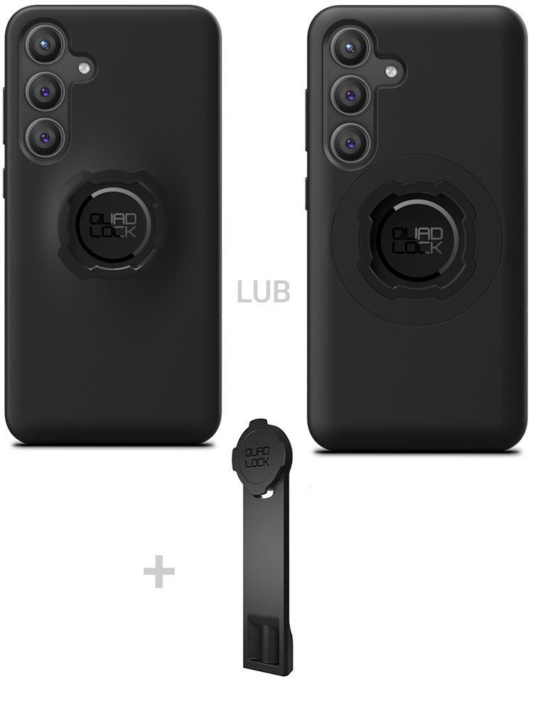 Zestaw: etui na telefon Samsung Galaxy S24+ + adapter do statywu Quad Lock
