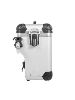 Zestaw: kufry boczne z anodowanego aluminium srebrne Zega Evo X + stelaże srebne Touratech BMW R1250GS/Adventure/ R1200GS (13-)/ R1200GS Adventure (14-) (2 x 38L)