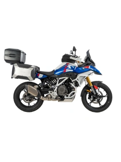 Zestaw: stelaż Smartrack z kufrem centralnym czarno-srebrnym Hepco&Becker Xcore BMW F 450 GS (26-)
