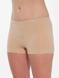 Bokserki damskie Brubeck Classic Comfort Merino beżowe