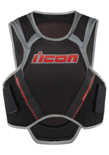 Buzer Icon Field Armor Softcore czarno-szaro-czerwony