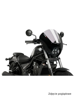 Półowiewka motocyklowa sportowa PUIG Dark Night Honda CMX 500 Rebel (20-)/ SE (20-) lekko przyciemniana