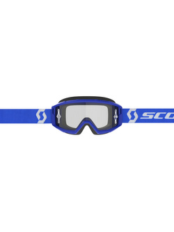 Gogle motocyklowe Scott Primal Clear niebiesko-białe