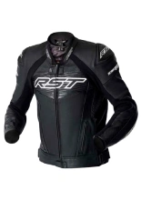 Kurtka motocyklowa skórzana RST Trac Evo D3O czarno-biała
