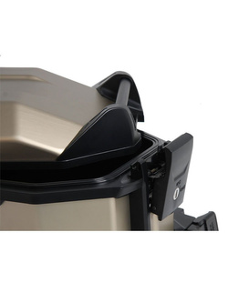 Kufer Hepco&Becker Xceed 38 srebrny - kufer boczny prawy [pojemność: 38L]