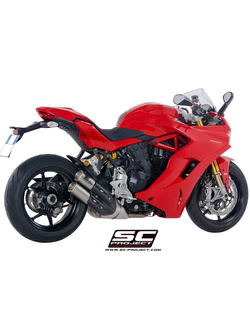 Tłumik SC-Project Twin CR-T Titanium (Slip on) - Ducati Supersport 939 / S [17-21]
