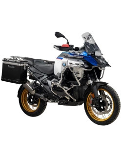 Zestaw: kufry boczne czarne "And-Black" Zega Pro + stelaże czarne Touratech BMW R 1300 GS Adventure (24-) [poj.: 38+38l]