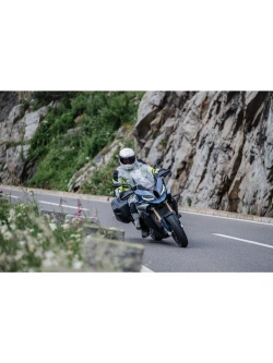 Kurtka motocyklowa tekstylna Klim Latitude szaro-fluo żółta