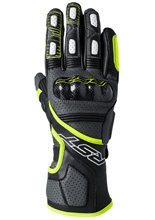 Rękawice motocyklowe skórzane RST Fulcrum czarno-żółte-fluo