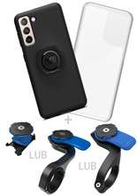 Etui na telefon Samsung Galaxy S21+ + pokrowiec przeciwdeszczowy + mocowanie rowerowe Quad Lock