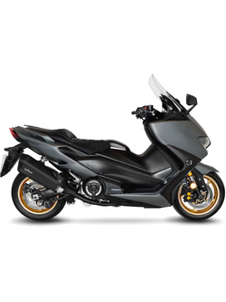 Pełny układ wydechowy z katalizatorem LeoVince LV-12 Black Edition Header Pipe [Slip-On, Stainless Steel] do Yamaha T-Max 560/Tech Max (20-)