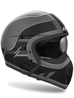 Kask modułowy Airoh J110 Raster czarno-szary matowy
