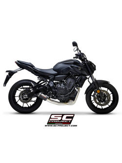 Pełny układ wydechowy 2-1, SC-Project CR-T Carbon + Titanium - Yamaha MT-07 [21]